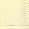 Hemstitch Beverage and Dinner Napkins with Embroidery